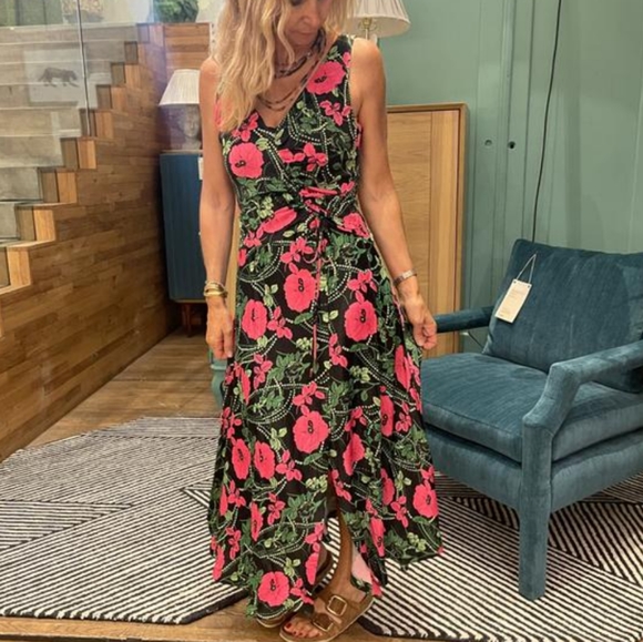 NWT Anthropologie Maeve floral cinched dress XS - Picture 2 of 8